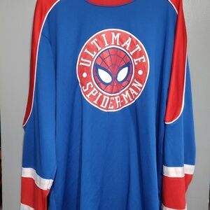 Marvel Spider-Man long sleeve shirt size large men's